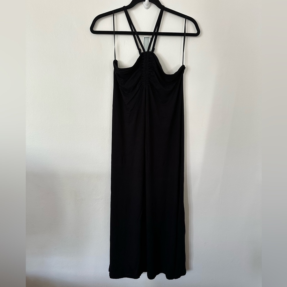 Old Navy | L | Black Jersey Halter Dress